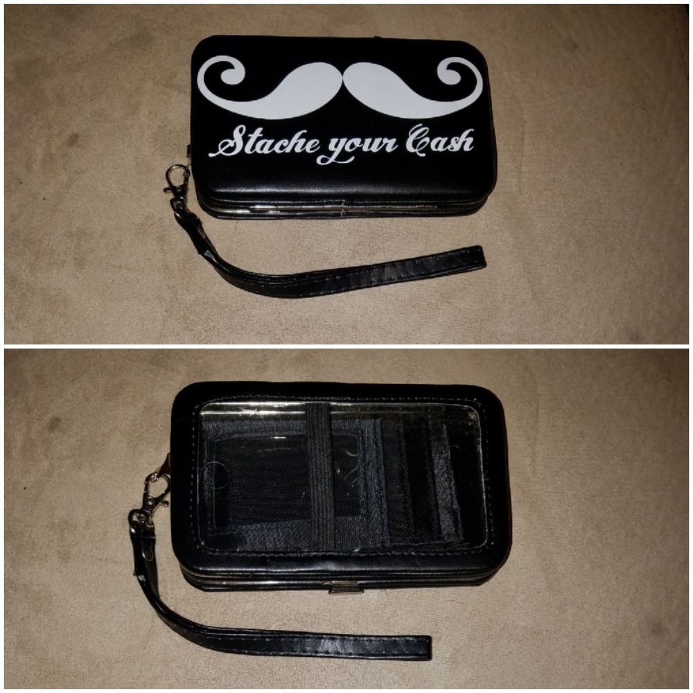 💲SALE💲Stache Your Cash Wallet